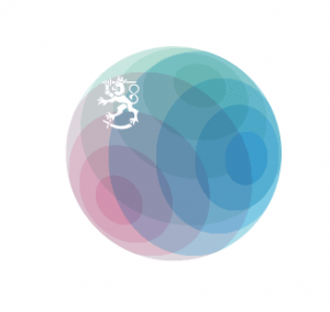 Ulkoministeriön kirjava Maailma2030-logo