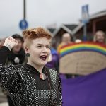 Anne Olli Inarissa Sámi Pridessa.