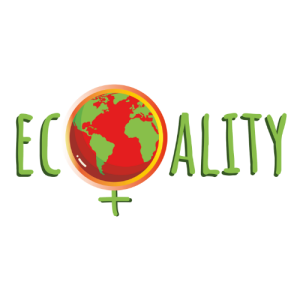 Ecoality logossa on punainen maapallo o:n kohdalla sekä venus symboli.